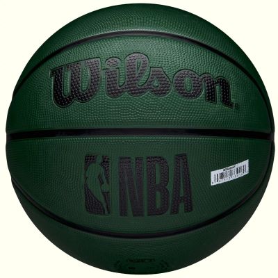 2. Piłka do koszykówki Wilson NBA Team Tribute Solid Milwaukee Bucks Ball WZ4025417XB