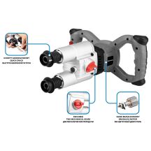 Mieszarka podwójna bezszczotkowa Graphite Energy+ 58GE129 18V bez akumulatora