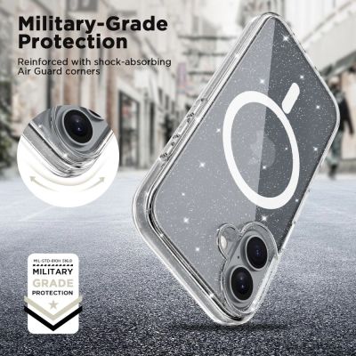 4. Etui Tech-Protect FlexAir Hybrid MagSafe na iPhone 16 - przezroczyste