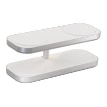 Bezprzewodowa ładowarka Zens Aluminium Series Quattro Pro 4 z zasilaczem 65 W 4x 15W Qi2 biały ZEQC01W/00