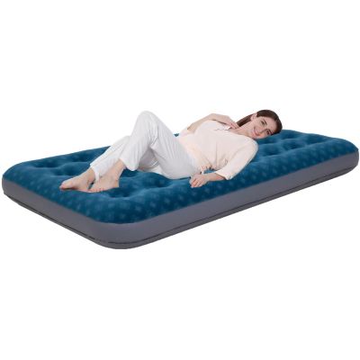 9. MATERAC FLOKOWANY 1-OSOBOWY Z NADRUKIEM 3D 191x73x22CM 24501