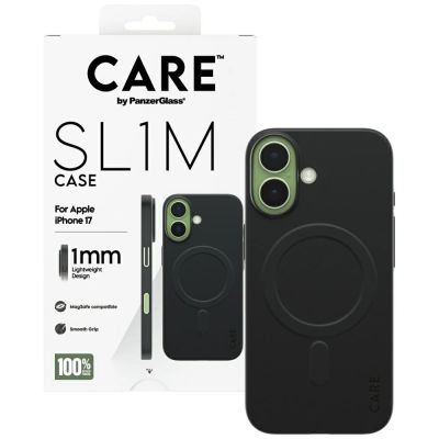 4. Etui CARE by PanzerGlass SL1M MagSafe na iPhone 17 - czarne