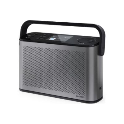 Przenośne stereofoniczne radio cyfrowe Sharp OSAKA DR-P540(GY) z portem USB, łącznością Bluetooth, radiem FM i połączeniem bezprzewodowym