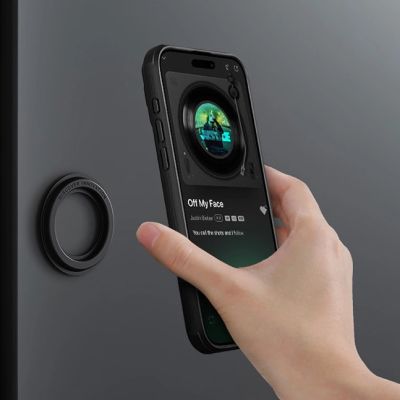 8. Pancerne etui Nillkin CamShield Pro Magnetic Case do iPhone 15 Pro Max z osłoną na aparat - niebieskie
