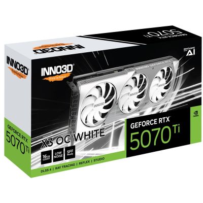 7. Karta graficzna INNO3D GeForce RTX 5070 Ti X3 OC WHITE