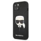 2. Etui Karl Lagerfeld Saffiano Ikonik Karl's Head na iPhone 13 mini - czarne