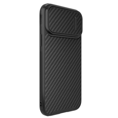 3. Nillkin Synthetic Fiber S Case etui iPhone 14 Pro Max z osłoną na aparat czarny
