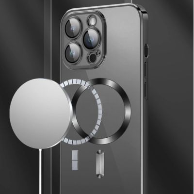 2. Etui Wozinsky Electroplated Magsafe na Samsung Galaxy S24 FE - czarne