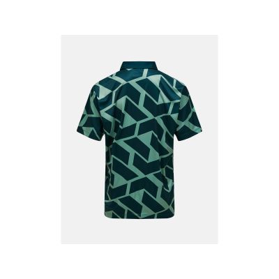 2. Koszulka męska PEAK PERFORMANCE M Graphic Polo kolor zielony
