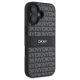4. Etui DKNY Texture Pattern Tonal Stripe na iPhone 16 - czarne