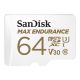 3. KARTA SANDISK MAX ENDURANCE microSDXC 64GB z adapterem