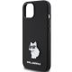6. Etui Karl Lagerfeld Silicone Choupette Metal Pin na iPhone 15 Plus / 14 Plus - czarne