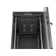 24. LANBERG SZAFA INSTALACYJNA RACK STOJĄCA 19" 24U 600X800 CZARNA DRZWI PRZESZKLONE LCD (FLAT PACK) V2
