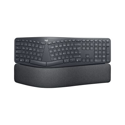 2. Logitech ERGO K860 for Business klawiatura Biuro Bluetooth Niemiecki Grafitowy