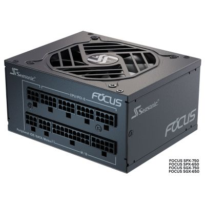 10. Moduł zasilacza Seasonic FOCUS SGX-750 (2021) 750 W 20+4 pin ATX SFX Czarny