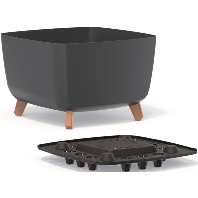 17. DONICZKA GRACIA SQUARE 24x24CM ANTRACYT