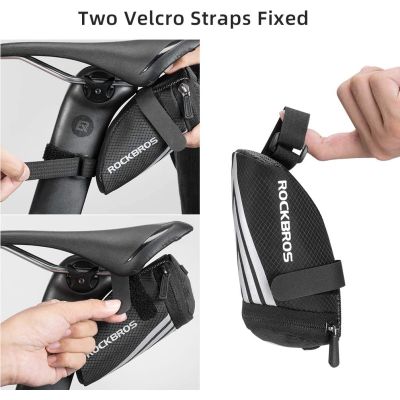 2. Rockbros torba podsiodłowa na rzep, czarna