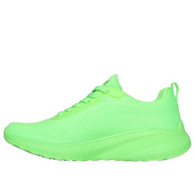 5. Skechers Sneakersy damskie 117216 LIME