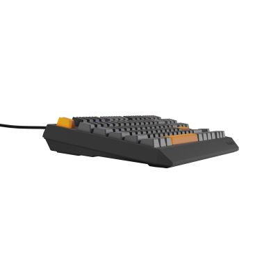 9. GENESIS Thor 230 TKL klawiatura Gaming USB + RF Wireless + Bluetooth QWERTY Czarny, Szary, Pomarańczowy