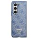 2. Etui Guess 4G Triangle Strass na Samsung Galaxy Z Fold 5 - niebieskie