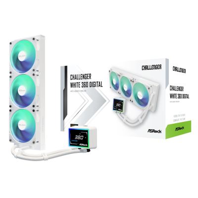 19. Chłodzenie ASRock Challenger White 360 Digital