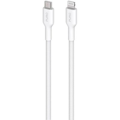 Kabel Puro Fabrik USB-C - Lightning z MFI 1,2m - biały