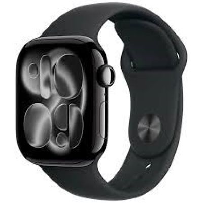 Zegarek Apple Watch Series 11 GPS + Cellular 46mm Jet Black Aluminium Case with Black Sport Band - M/L