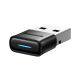 5. Baseus BA04 mini adapter Bluetooth 5.0 USB odbiornik nadajnik do komputera czarny (ZJBA000001)
