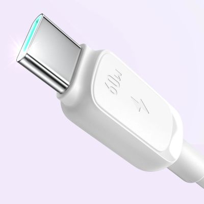 7. Kabel Joyroom S-A14 USB-C - USB-C 60W 1,2m - biały