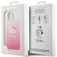8. Etui Hello Kitty IML Gradient Electrop Kitty Head na iPhone 15 - różowe