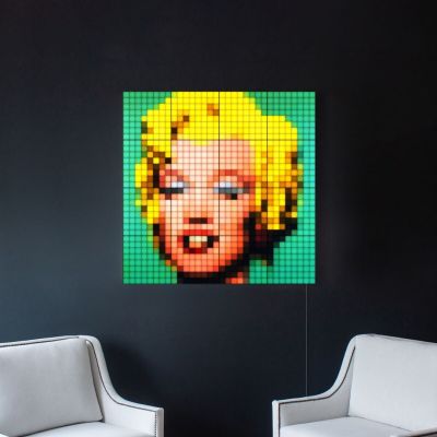 3. Inteligentne bloki Twinkly Squares Combo Pack 6 Blocks (1 master + 5 extension) x 64 pixels RGB