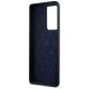 7. Etui Mercedes Silicone Line na Samsung Galaxy S21 Ultra - niebieskie