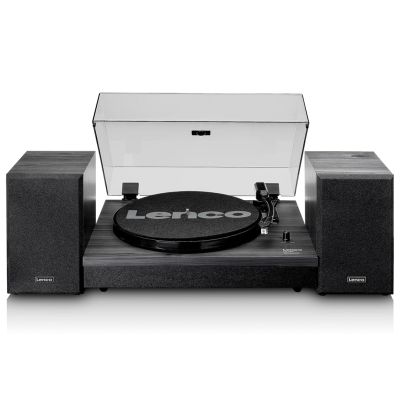 6. Lenco LS-300 Gramofon z napędem pasowym Czarny Automatyczny