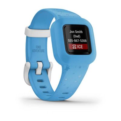 4. Opaska sportowa dziecięca Garmin Vivofit Jr.3 Blue Stars