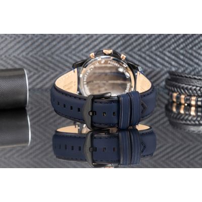 7. Zegarek Męski FOSSIL Grant Leather FS5061 + BOX