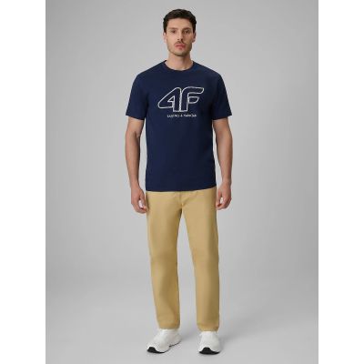 3. T-shirt regular męski z logo 4F 4FRSS26TTSHM3999-31S