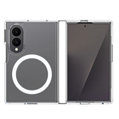 4. Etui Dux Ducis Clin Mag na Samsung Galaxy Z Fold 8 Wide kompatybilne z MagSafe - przezroczyste
