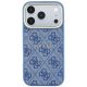 3. Etui Guess Embossed 4G Classic MagSafe na iPhone 17 Pro / 18 Pro - niebieskie