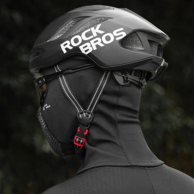 8. Kominiarka rowerowa Rockbros LF25699 polarowa - czarna