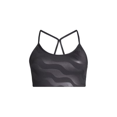 Stanik sportowy CASALL Sleek Strappy Sports Bra Printed kolor czarny
