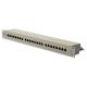 3. Digitus Panel krosowy (patch panel) 19'' 24x RJ45, LSA poziom, kat.5e, ekranowany, 1U, szary, prowadnica kabli