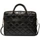 3. Torba Guess Quilted 4G na laptopa 16" - czarna