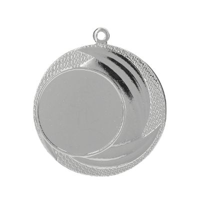 5. Medal srebrny ogólny z miejscem na emblemat 25 mm stalowy