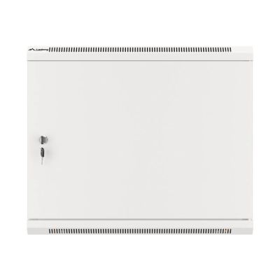 4. LANBERG SZAFA WISZĄCA RACK 19" 9U 600X600 DRZWI METALOWE SZARA (FLAT PACK) WF01-6609-00S