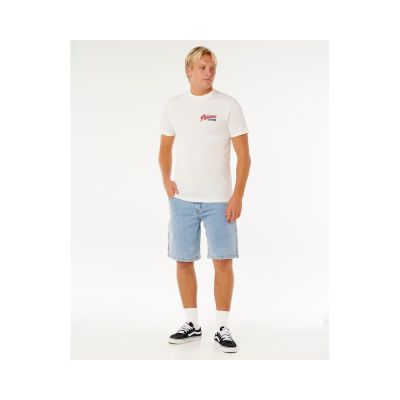 4. Koszulka męska RIP CURL Desti Animals Tee biała