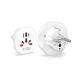2. Przejściówka / adapter Tech-Protect Universal Travel Adapter na EU - biała