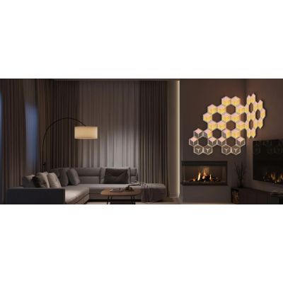 12. Govee H606A Glide Hexagon Light Panels Ultra 7-pack | Oświetlenie LED | RGBIC, 2.4GHz Wi-Fi, Bluetooth