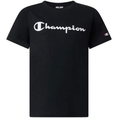 2. Koszulka dla dzieci Champion SS Tee czarna 307322 KK001
