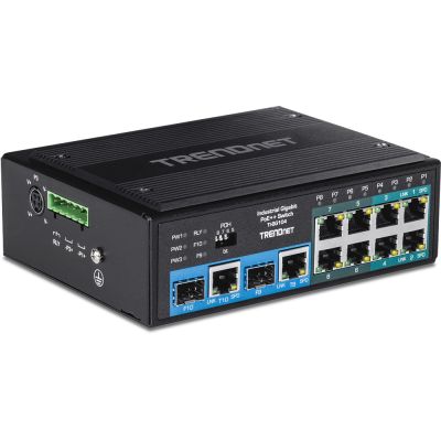 3. Trendnet TI-BG104 przełącznik sieciowy Nie zarządzany Gigabit Ethernet (10/100/1000) Obsługa PoE Czarny