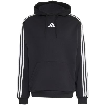 2. Bluza męska adidas Essentials 3-Stripes French Terry Hoodie czarna KY6605